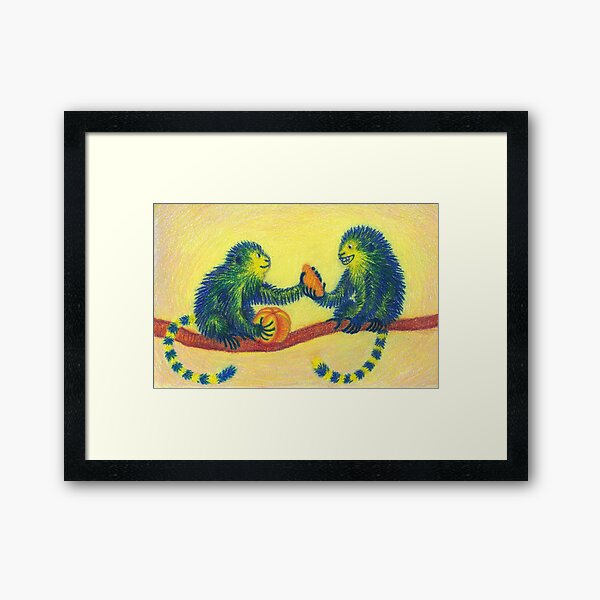 Vista previa del artículo con la obra «pequeños afectos - compartiendo una naranja», diseñado y vendido por InkTheCrow.