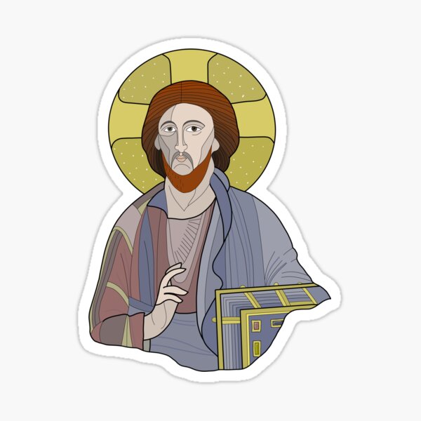 Christ Pantocrator Sticker