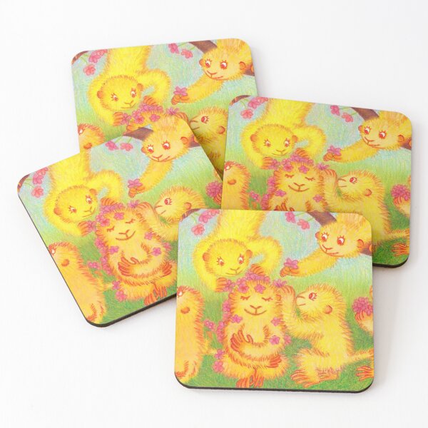 Item preview, little affections - putting flowers in a friends hair designed and sold by InkTheCrow.