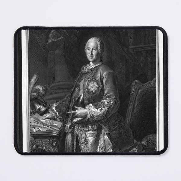 Item preview, Portrait of Heinrich von Brühl by Jean-Joseph Balechou Fine Art Xzendor7 Old Masters Reproductions designed and sold by Xzendor7 Digital Art Creations.
