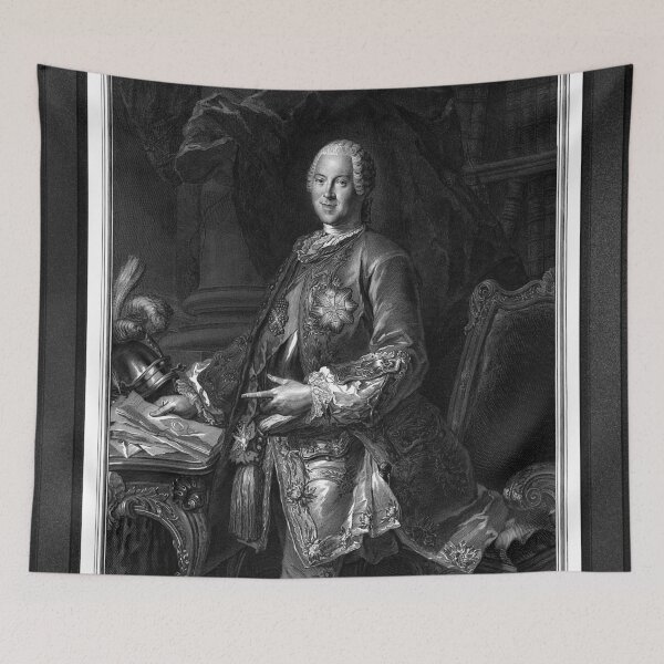 Item preview, Portrait of Heinrich von Brühl by Jean-Joseph Balechou Fine Art Xzendor7 Old Masters Reproductions designed and sold by Xzendor7 Digital Art Creations.