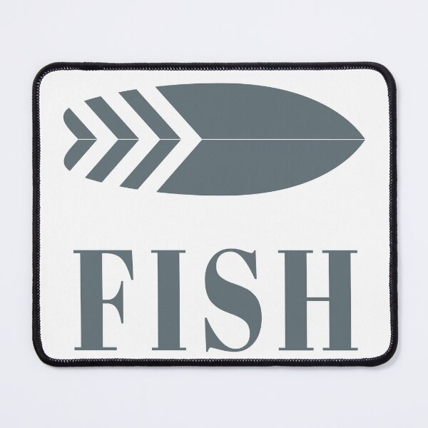 Item preview, Fish Surfboard, Minimalist Surfboard Illustration designed and sold by D-Spot Shop.