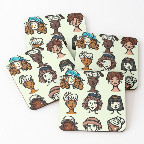 Item preview, Good Girls of the First Wave Feminism designed and sold by Libedlulo Design Studio.