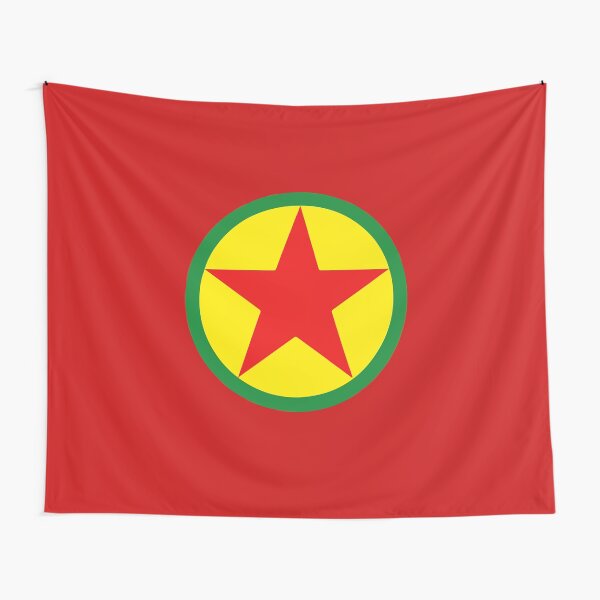 Pkk-Flagge - Rojava Wandbehang