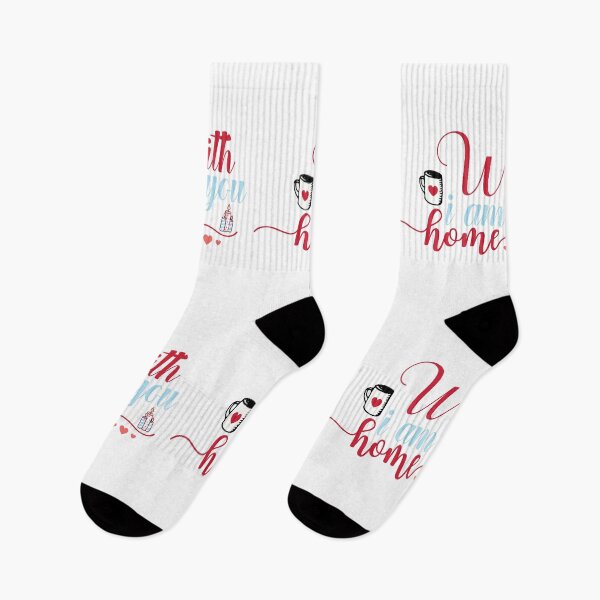 Item preview, with you i am home-valentines day 2022 designed and sold by Hartics.