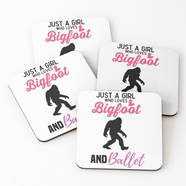 Item preview, Just a Girl Who Loves Bigfoot and Ballet - Cute Girly Ballet Dancer Design Gift Idea For Ballerina designed and sold by Prince - Bestseller ★★★★★.