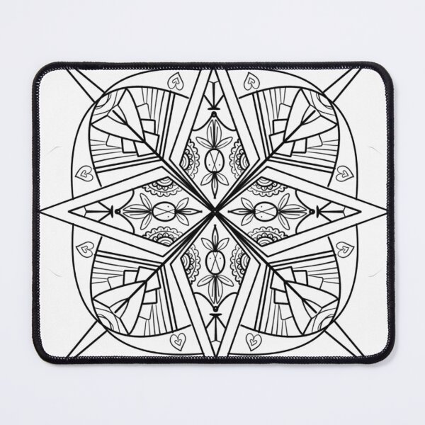 Item preview, black flower pattern art doodle magic book  designed and sold by tenkenryujin.