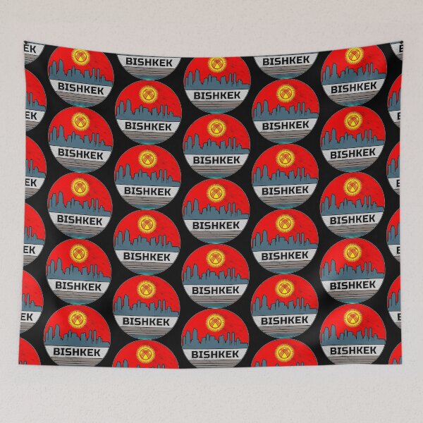 Item preview, Bishkek Kyrgyzstan Kyrgyz Republic Pishpek Flag Patriot designed and sold by TheAplus.