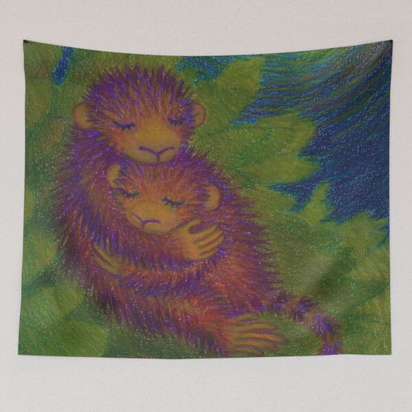 Item preview, little affections - asleep together designed and sold by InkTheCrow.