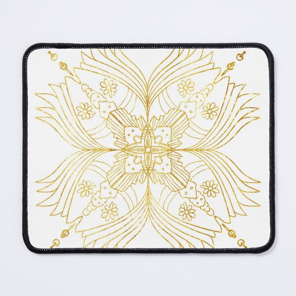 Item preview, halo gold pattern flowery fish inspired magic book   designed and sold by tenkenryujin.