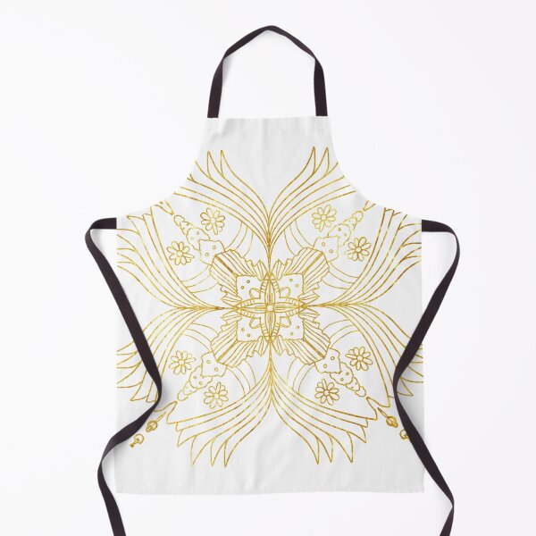 Item preview, halo gold pattern flowery fish inspired magic book designed and sold by tenkenryujin.