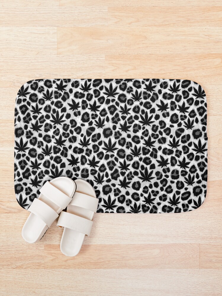 Alternate view of Snow Leopard Bath Mat