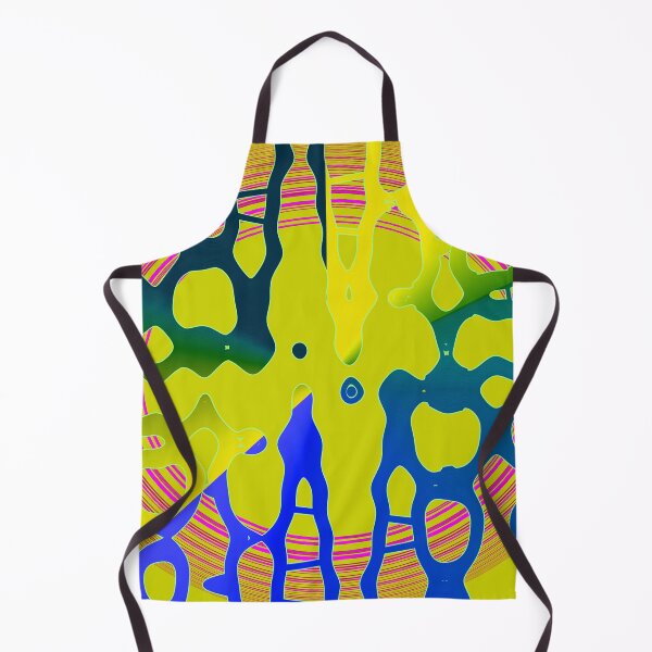 Item preview, Dull yellow and dark blue asymmetrical geometrical shapes by Code03. designed and sold by Code03.