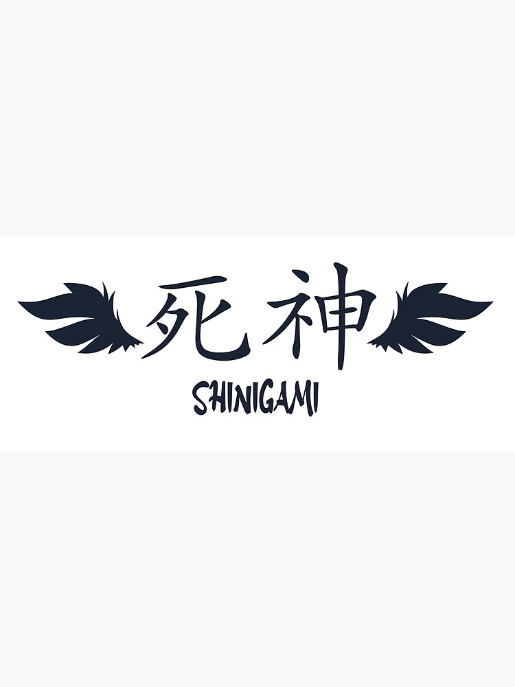 Shinigami Kanji Poster For Sale By Digimind Redbubble