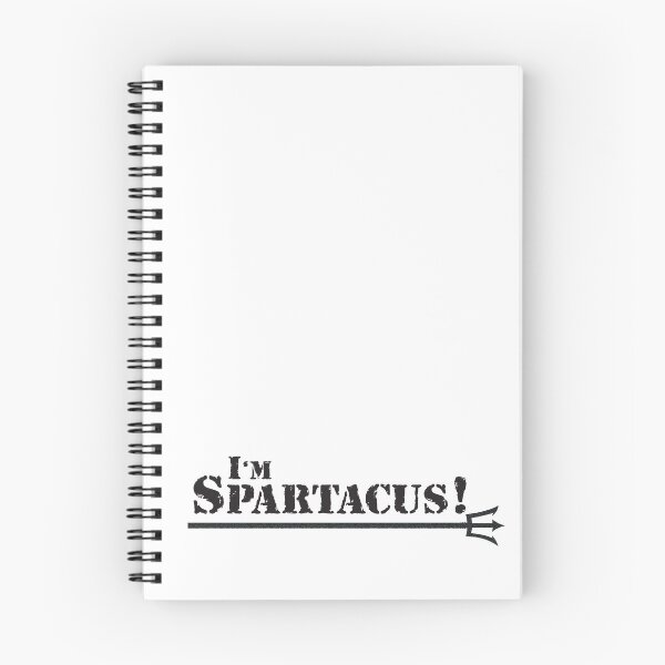 Item preview, I'M SPARTACUS! (Black text) designed and sold by Rik Berry.