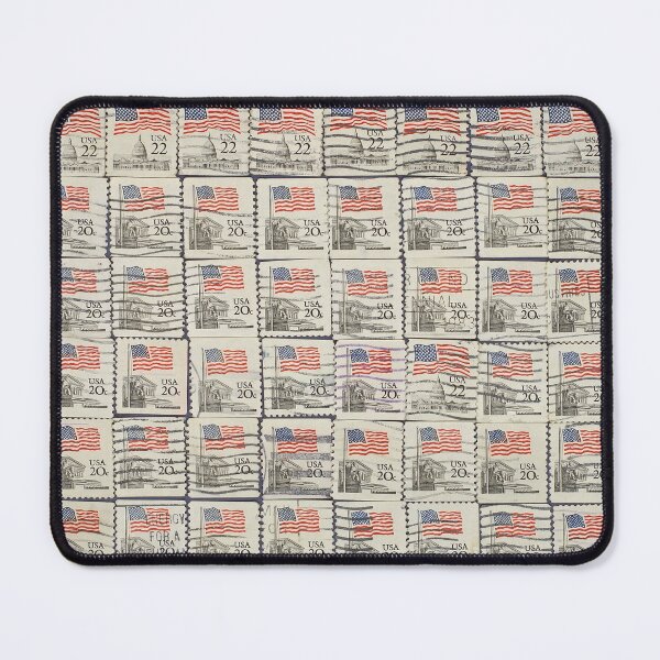Item preview, USA State Flag on a postage stamps.Background. designed and sold by IaroslavB.