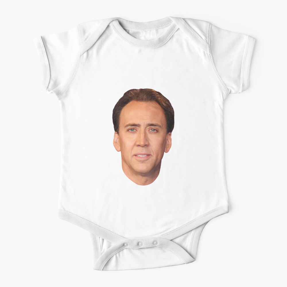 Nicolas Cage's Head Baby One-Piece
