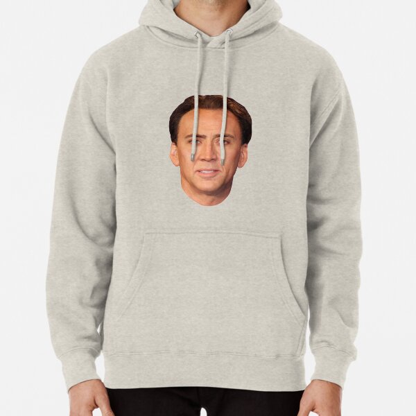 nicolas cage face hoodie