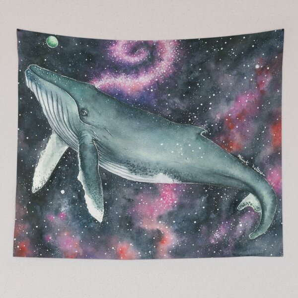 Item preview, Humpback whale in space designed and sold by Kelley-Art.