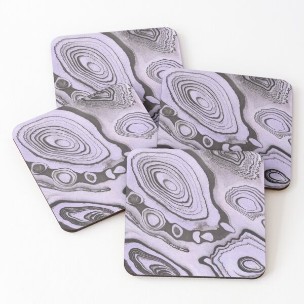 Item preview, Agate Granite Marble Gray Purple Watercolor Stone Surface Texture Collection II designed and sold by Irina Sztukowski.