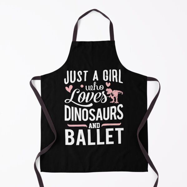Item preview, Just a Girl Who Loves Dinosaures - Cute Girly Ballet Dancer Design Gift Idea For Ballerina designed and sold by Prince - Bestseller ★★★★★.