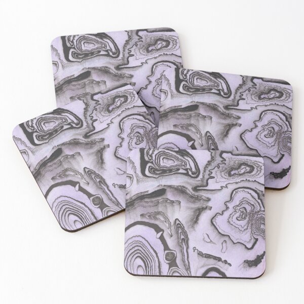 Item preview, Agate Granite Marble Gray Purple Watercolor Stone Surface Texture Collection III designed and sold by Irina Sztukowski.