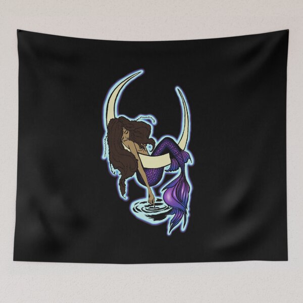 Item preview, Moonlight Mermaid designed and sold by ArtworkMary.