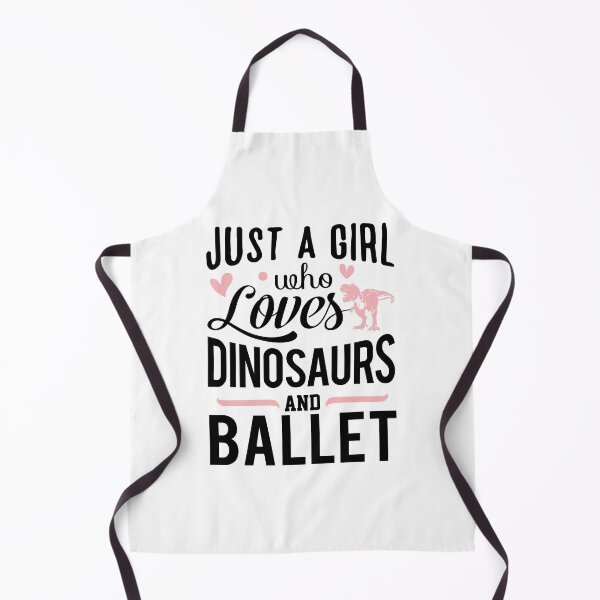 Item preview, Just a Girl Who Loves Dinosaures and Ballet - Cute Girly Ballet Dancer Design Gift Idea For Ballerina designed and sold by Prince - Bestseller ★★★★★.