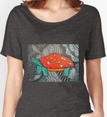 Mushroom Cap Turtle Women's Relaxed Fit T-Shirt
