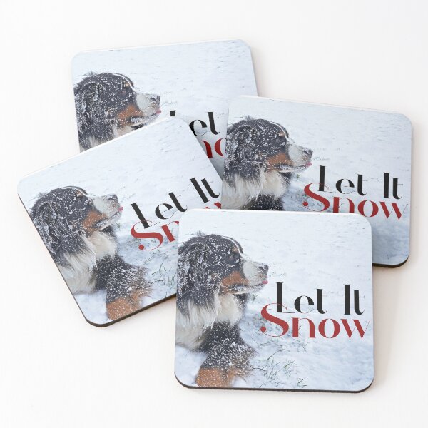 Item preview, Let it snow - Bernese Mountain Dog  designed and sold by AlbertandOlly.