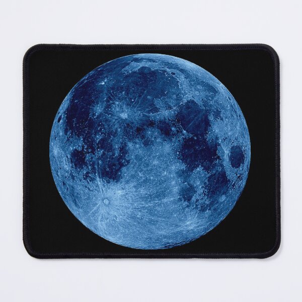 Item preview, Blue Full Moon / Circle / Full Moon / Blue Moon / Night Sky / Sticker / Dark designed and sold by AnnaWander.