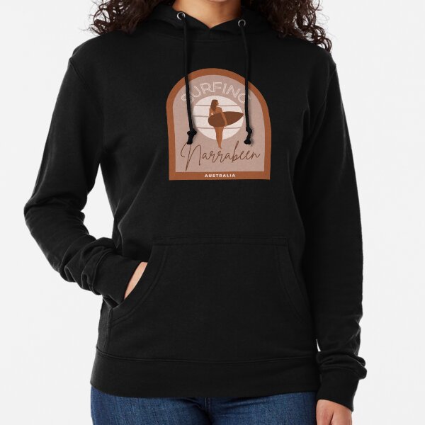 Surfing Narrabeen Australia Lightweight Hoodie