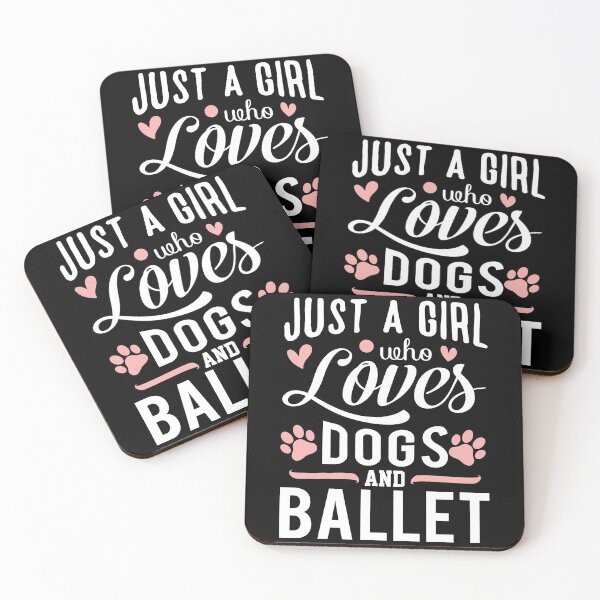 Artikelvorschau, Nur ein Mädchen, das Hunde und Ballett liebt - Niedliche Girly Ballet Dancer Design Geschenkidee für Ballerina entworfen und verkauft von Prince - Bestseller ★★★★★.