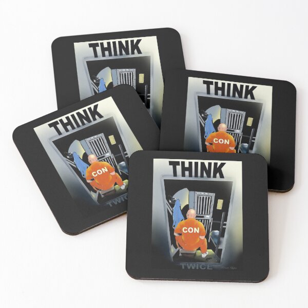 Item preview, Think Twice designed and sold by LopesArtDesigns.