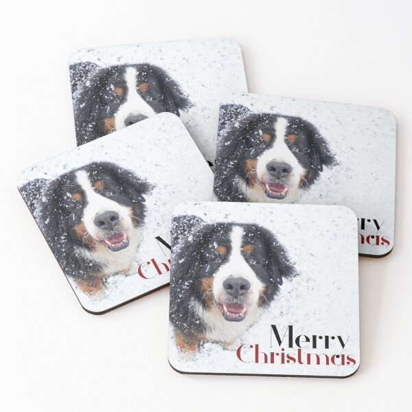 Item preview, Bernese Mountain Dog Merry Christmas designed and sold by AlbertandOlly.