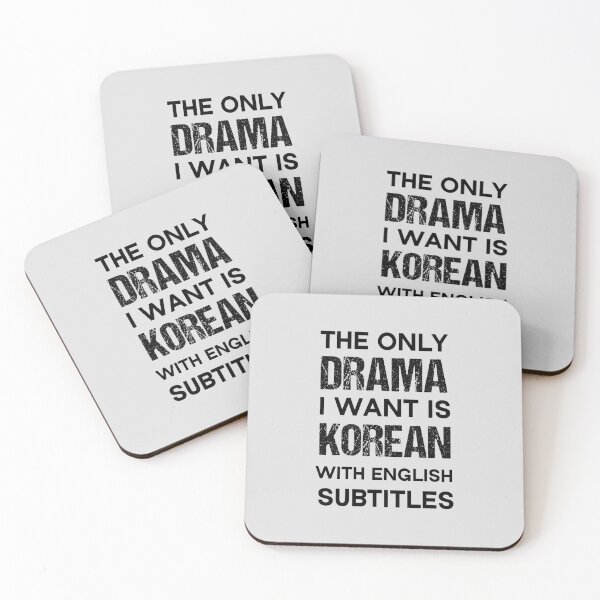 Item preview, The Only Drama I Want Is Korean With English Subtitles, Drama Gift, Korean Style, K Drama Lover designed and sold by Beinfashion.