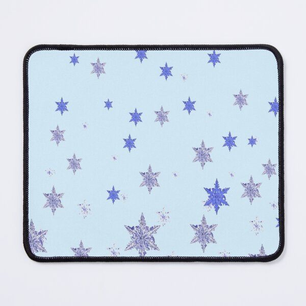 Item preview, WINTER SNOWFALL SNOWFLAKES ABSTRACT LIGHT BLUE ART designed and sold by sharlesart.