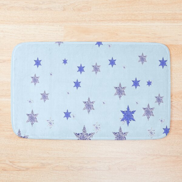 Item preview, WINTER SNOWFALL SNOWFLAKES ABSTRACT LIGHT BLUE ART  designed and sold by sharlesart.