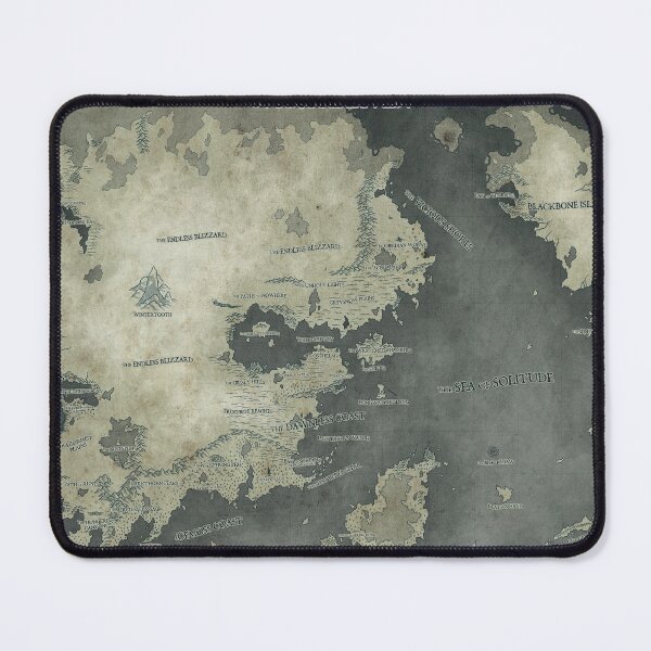 Item preview, Fantasy Map - Frosthelm - Arctic Horror designed and sold by zachholmbergart.