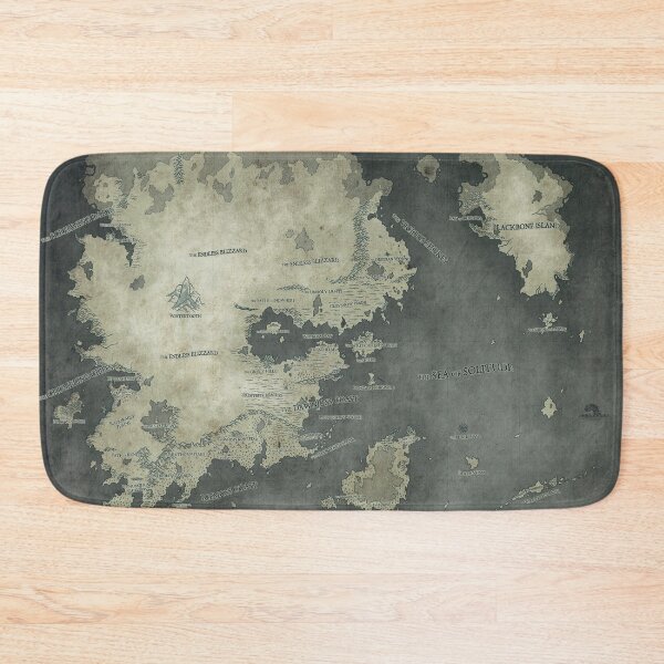 Item preview, Fantasy Map - Frosthelm - Arctic Horror designed and sold by zachholmbergart.