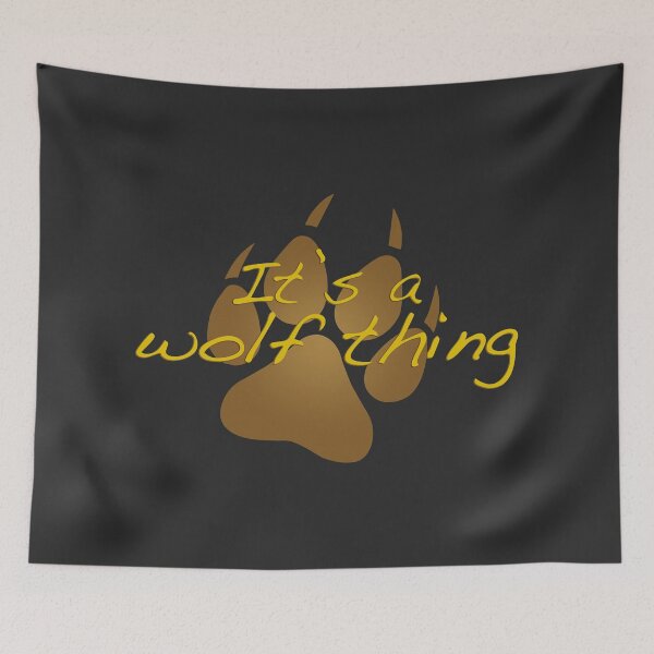 Item preview, Its a wolf thing - wolf paw print designed and sold by PlanetaryArtist.
