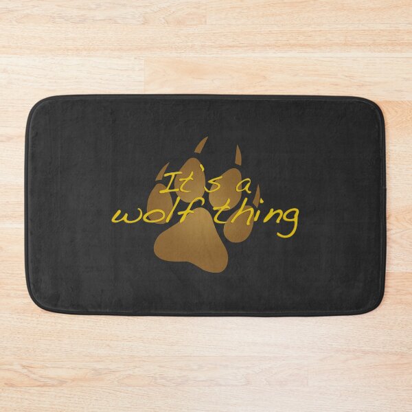 Item preview, Its a wolf thing - wolf paw print designed and sold by PlanetaryArtist.