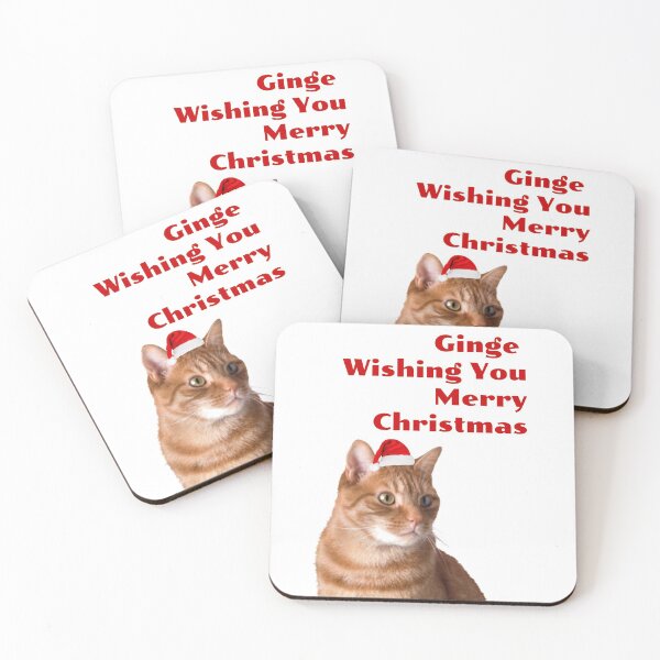Item preview, Ginger Cat Christmas, Ginge wishing you merry Christmas designed and sold by avit1.