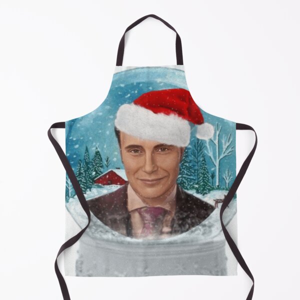 Item preview, Christmas Hannibal in Winter Snow Globe with Santa Hat designed and sold by orionlodubyal.