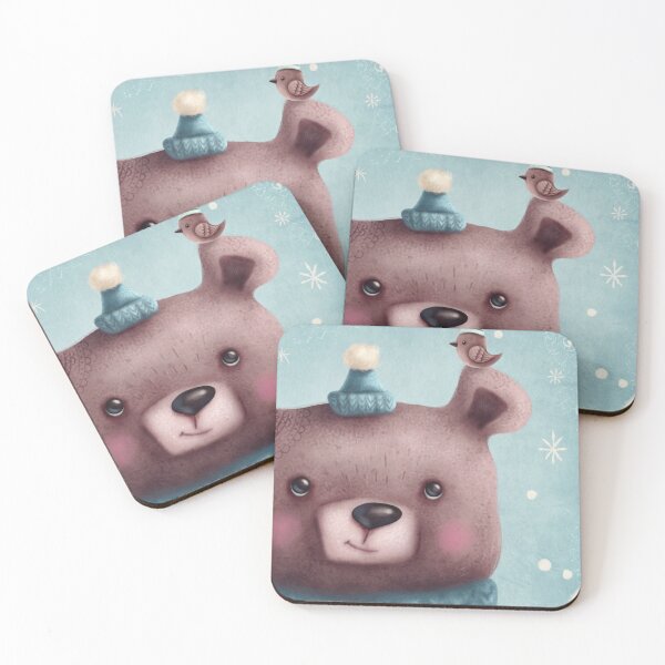 Item preview, Bear in Blue Sweater and Hat designed and sold by FinnBear.