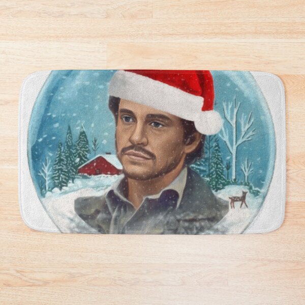 Item preview, Annoyed Will Graham in Winter Snow Globe with Santa Hat designed and sold by orionlodubyal.