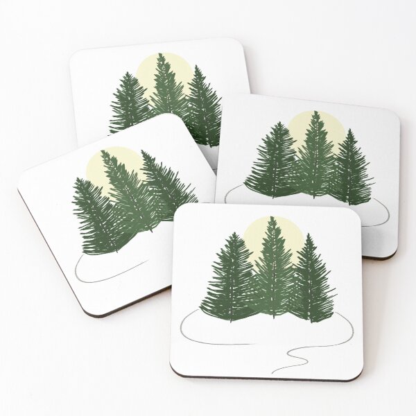 Item preview, Moonlit Pines designed and sold by CoffeeTeaDreams.