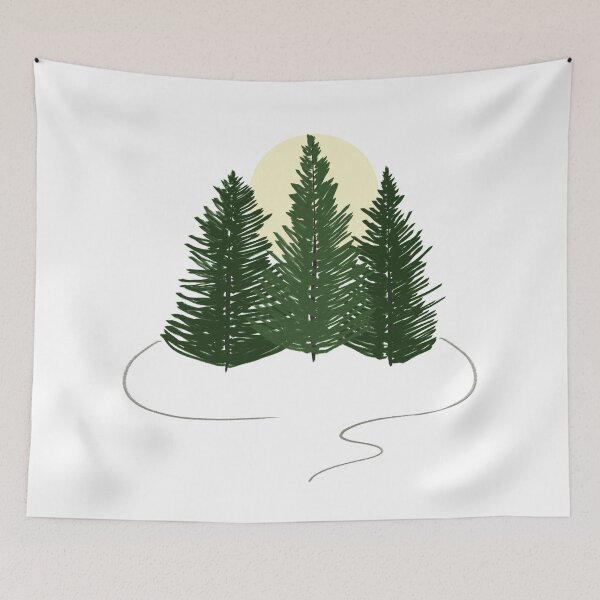 Item preview, Moonlit Pines designed and sold by CoffeeTeaDreams.