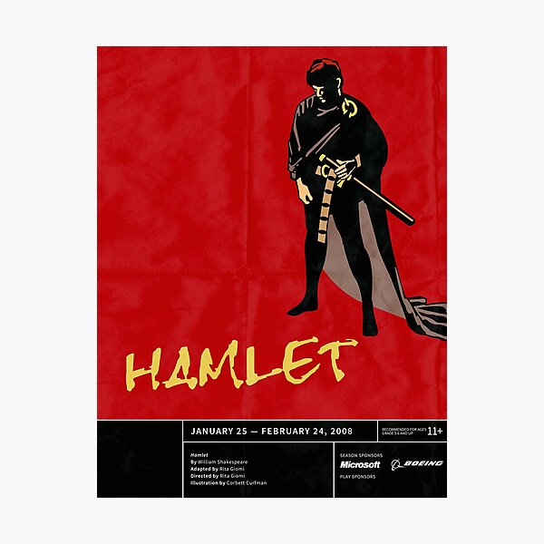 Item preview, Bella Swan's Hamlet Performance Replica Poster | Twilight Fanart  designed and sold by honey-bloom.