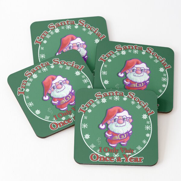 Item preview, Santa Social designed and sold by Sutilmente.